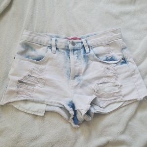 High Waist Denim Shorts